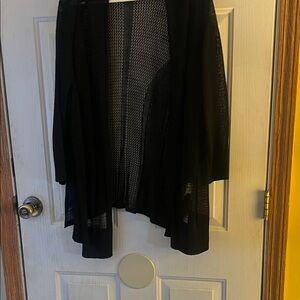 Alfani Elegant Black Knit Cardigan